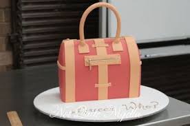 designer handbag cake