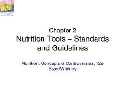chapter 2 nutrition tools standards