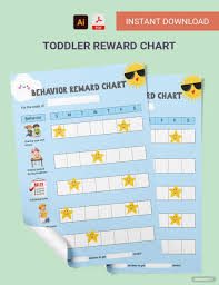 free reward chart template