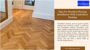 tips wooden flooring installation with