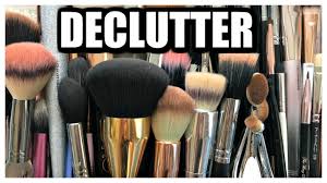 declutter makeup brushes you