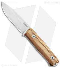 Lionsteel Bushcraft Fixed Blade Camping Knife Olive Blade Hq