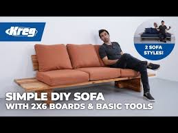 How To Build An Outdoor Sofa With