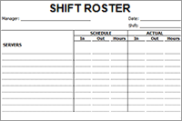 employee shift roster restaurantowner