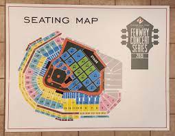 2019 fenway park concert seating map