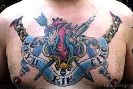 Most commonly, the symbol is associated with love, but can also represent courage, or be inked as a memorial to honor loved ones who have passed. 80 Most Beautiful Heart Chest Tattoos
