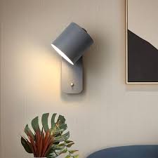 Rotatable Cylinder Wall Light Reading