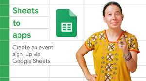 event sign up app via google sheets