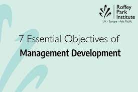 7 essential objectives of management