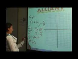 Alliant Algebra Linear Equations 4x