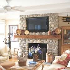 fireplace mantels with tv above