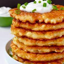 Corn Fritters With Creamed Corn And Pancake Mix gambar png