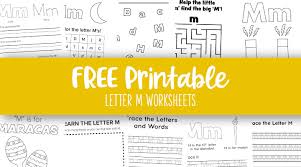 letter m worksheets 50 free