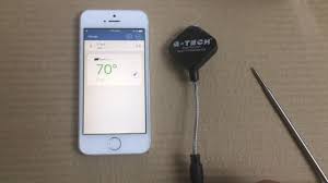 q tech bluetooth thermometer demo you