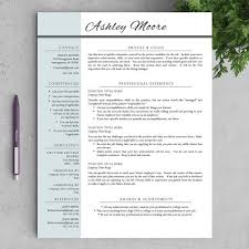 Teacher Resume Template For Word And Pages Instant Download