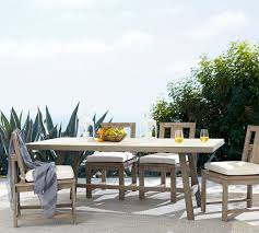 pottery barn outdoor dining tables