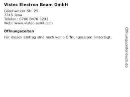 vistec electron beam gmbh