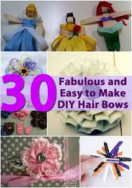 They make perfect gifts, perfect accessories for yourself (clip them on necklaces, in your own hair, make rosette pins to put on sweaters, etc.), you can make and sell. 30 Fabulous And Easy To Make Diy Hair Bows Diy Crafts