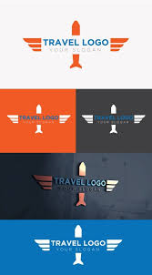 creative modern logo design for travel