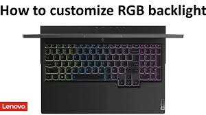 Different manufacturers use different methods for making the keyboard light up, but most do it with one of the function keys. Switch On Customize Rgb Keyboard Lenovo Legion 5i Part 1 Youtube