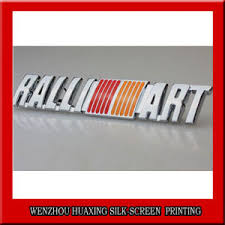 Customized Color Paint Emblem Car Sticker With 3m Glue Adhesive