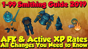 1 99 120 Smithing Guide Fast Afk Methods Runescape 3 New Post Rework