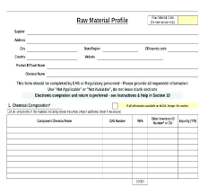 Raw Material Inventory Template Building Materials List Excel