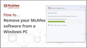 I already pointed out that it can be turned off, so not sure why we get helpful solutions from mcafee experts. How To Remove Mcafee Software From A Windows Pc Youtube