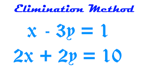 Elimination Method To Solve System Of