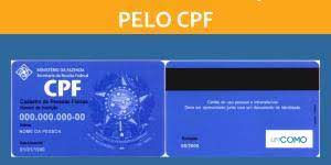 como descobrir cpf pelo nome po a po