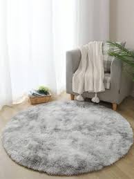1pc fluffy round rug gy seat cover
