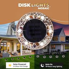 Bell Howell Mosaic Disk Lights Solar