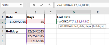 add days to date or excluding weekends