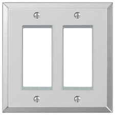 Get it as soon as wed, jun 9. Amerelle Acrylic 2 Gang Rocker Acryilic Wall Plate Polished Mirror In 2021 Plates On Wall Beveled Mirror Electrical Box Cover
