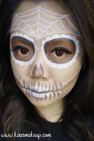 white sugar skull makeup kirei makeup