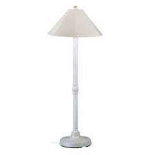 Outdoor White Floor Lamp