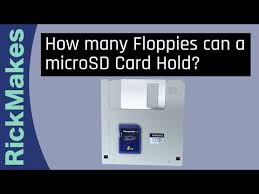 floppies can a microsd card hold