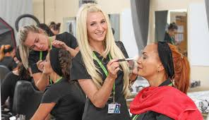 hairdressing beauty and a makeup