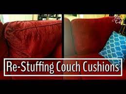 re stuffing couch cusions you