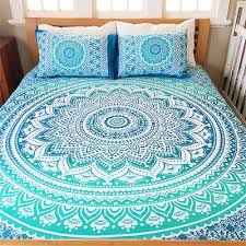 bed sheet hippie bohemian bedding set