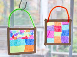 How To Make Tissue Paper Stained Glass