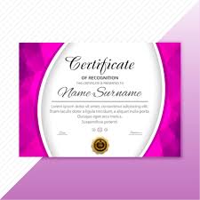 beauty certificate vector art icons