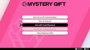 Check spelling or type a new query. How To Get Mystery Gifts And List Of Codes Pokemon Sword And Shield Game8