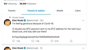 The move is similar to twitter ceo jack dorsey, who has since long been a bitcoin bitcoin is up by about 13% since the tweet (about the last one hour). Twitter Hack Elon Musk Joe Biden Targeted In Digital Currency Scam