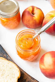 easy fresh peach jam recipe with