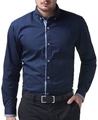 Paul Jones Mens Shirt Men Casual Stylish Smart Dress Shirt