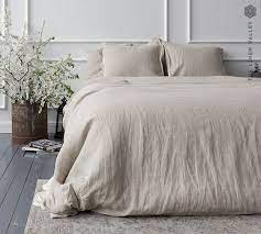 Natural Linen Doona Cover Linen Bed Set