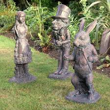 Alice In Wonderland Garden Statues For
