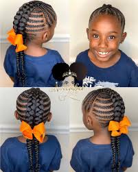 If your girl's hair is long, make an upside down braid starting at the nape of neck and secure the ends shaping a large, teased bun. Braided Mohawk Mohawk Braidedmohawk Braidstyles Sidemohawk Braids Braidstotheside Lemonadebra Frisuren Fur Schwarze Haare Schone Zopfe Zopfe Fur Kinder