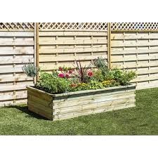 700l Sleeper Raised Bed Planter By Zest